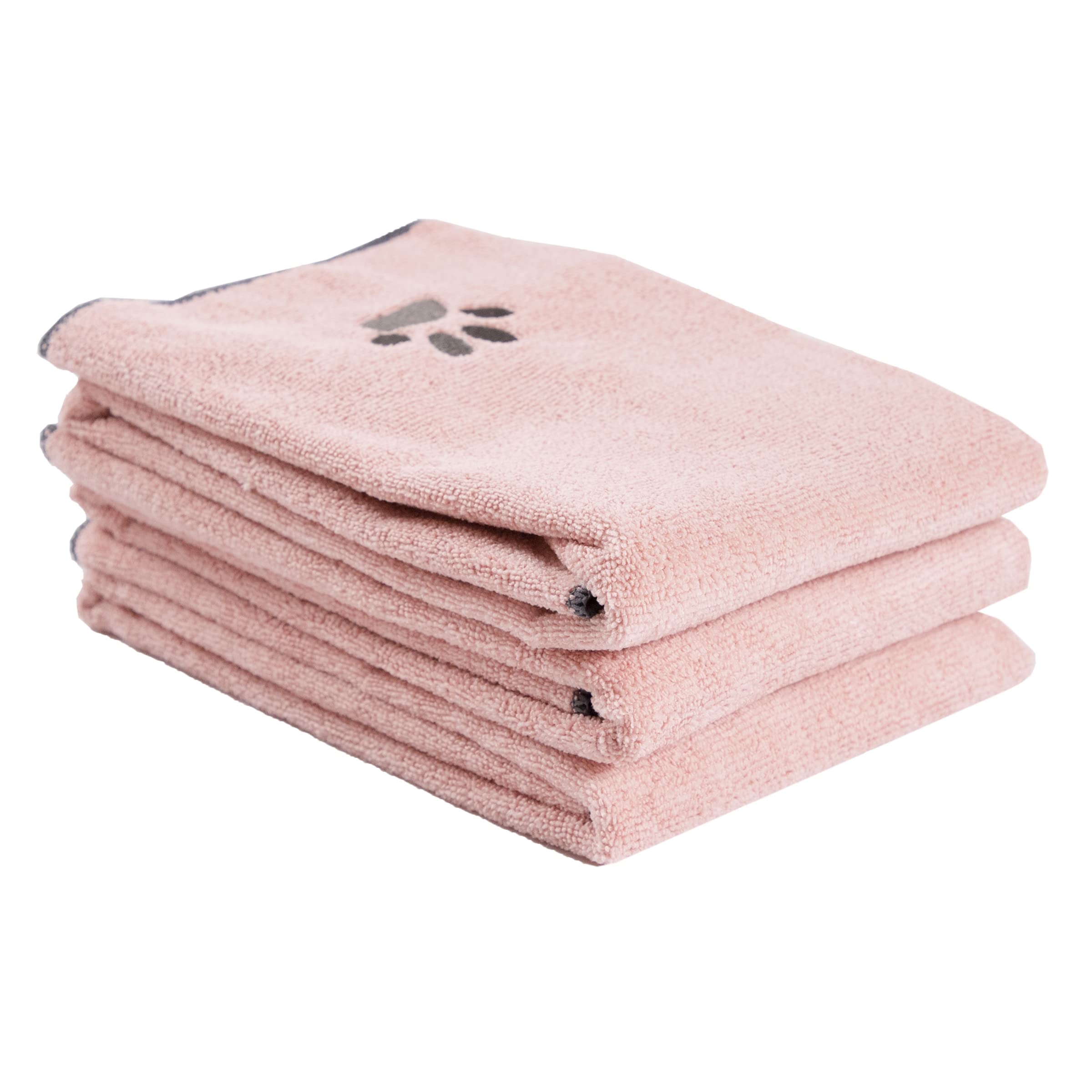 RITZ Premium toalla de microfibra para perros, absorbente y conjunto de tres.