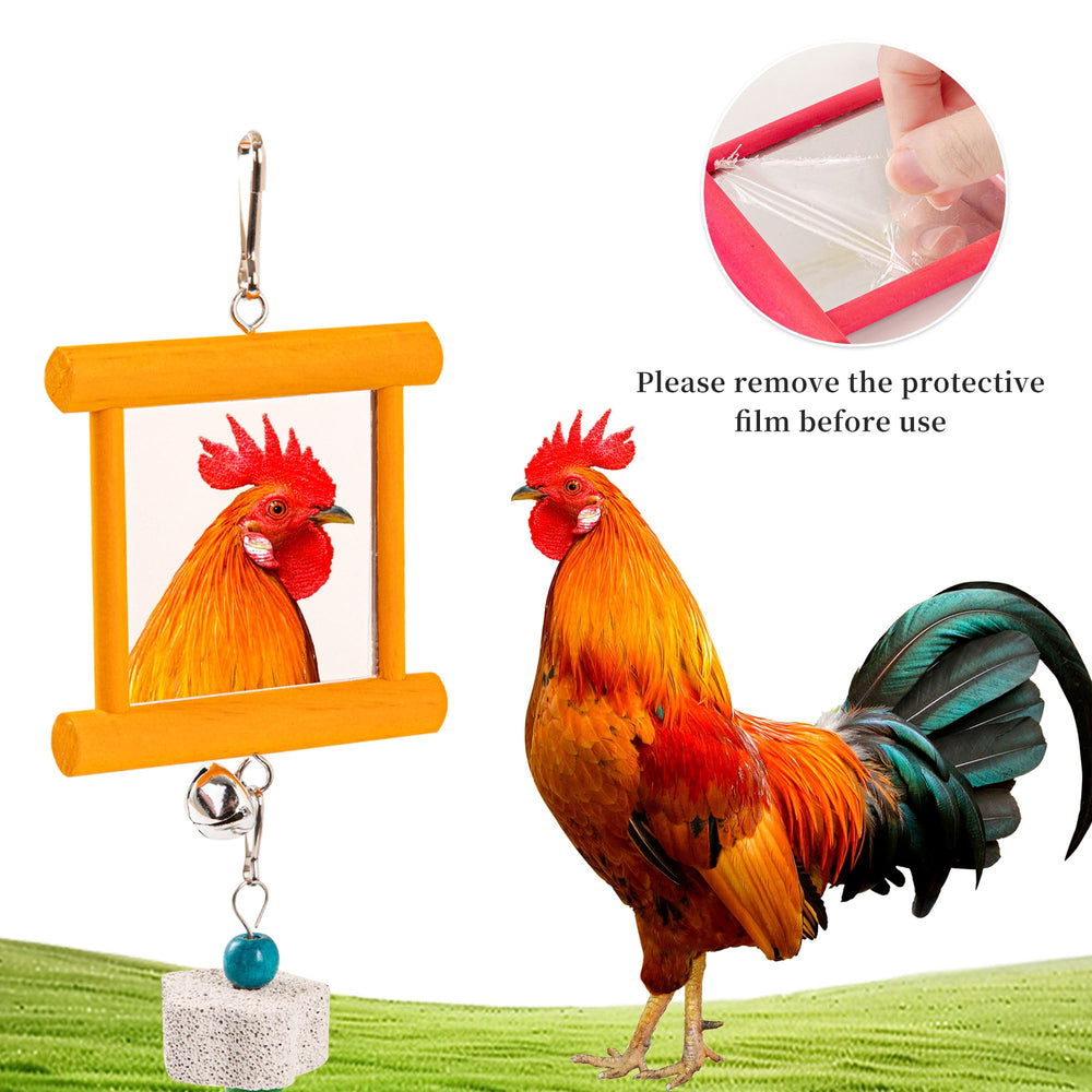 rlrich lufa-con-campanas: sonido suave y estímulo sensorial para gallinas.