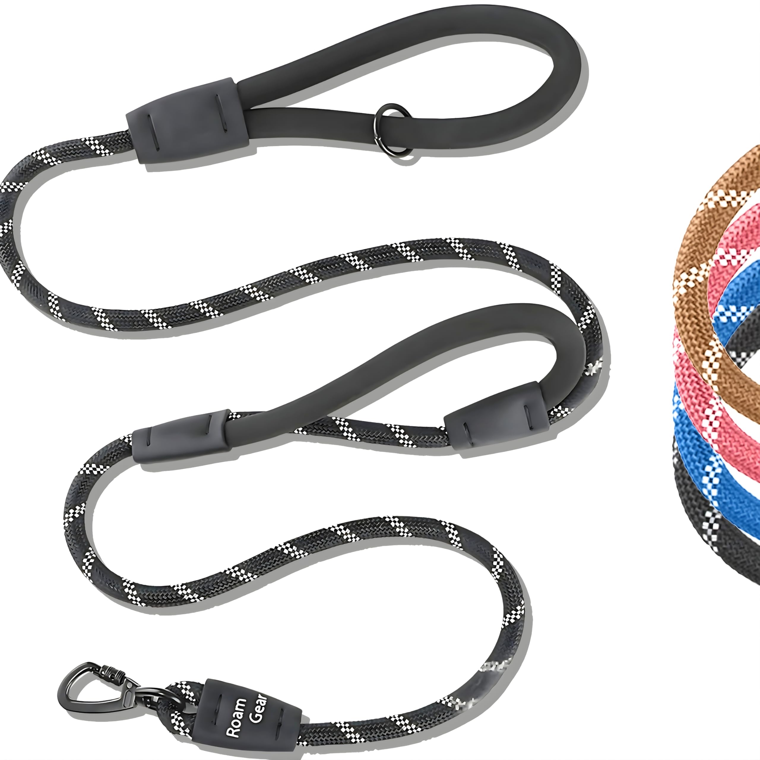 Roam Gear correa perro 6 pies para paseos estables y cómodos.