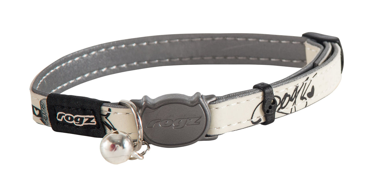 Rogz GlowCat Collar mejora la visibilidad nocturna durante paseos.