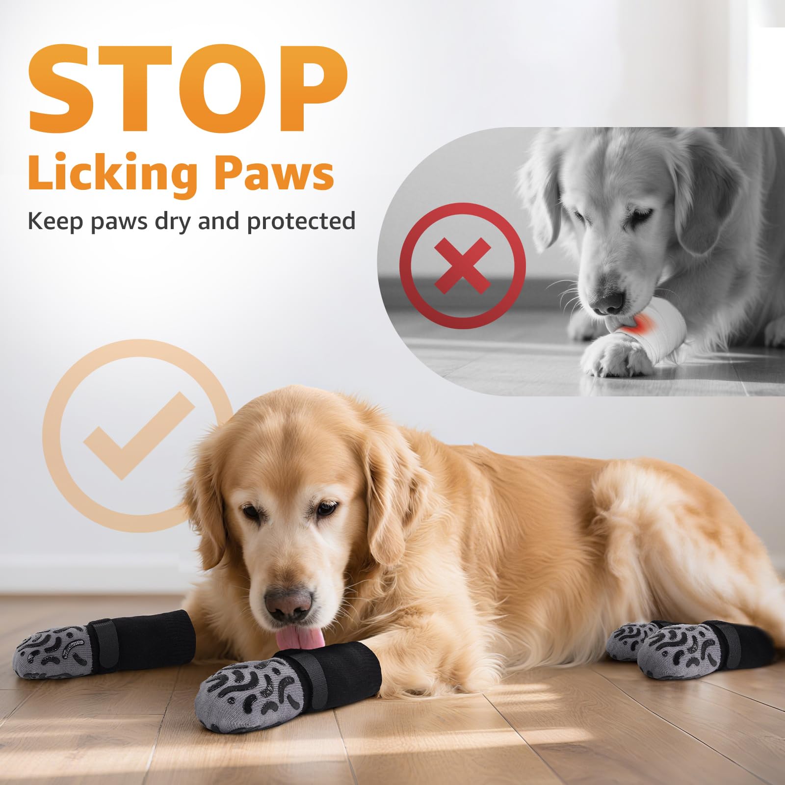 Roilpet calcetines confort para perros mayores con movilidad mejorada