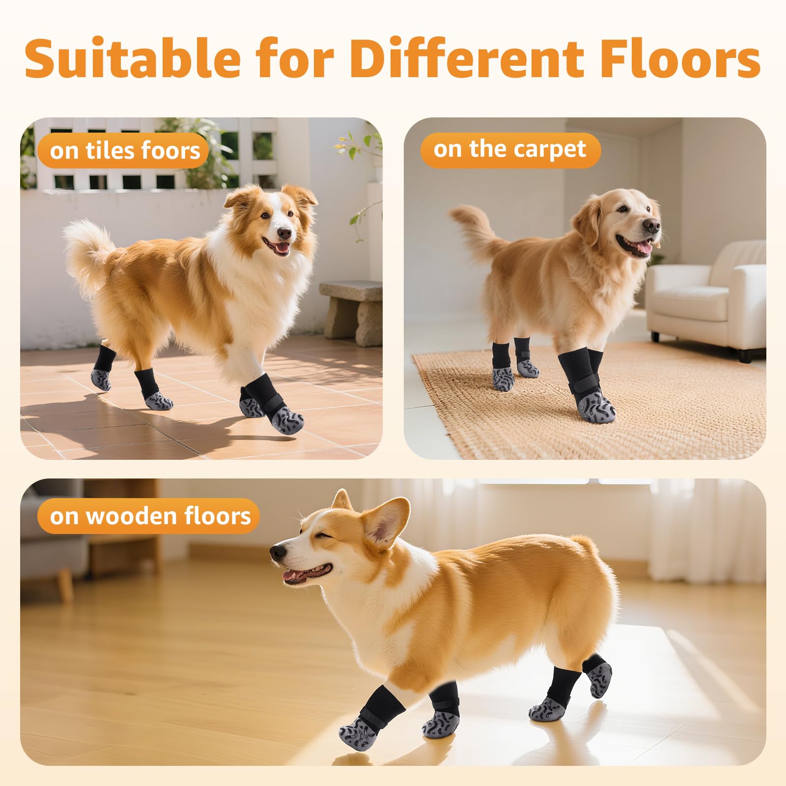 Roilpet calcetines protección de patas para exteriores