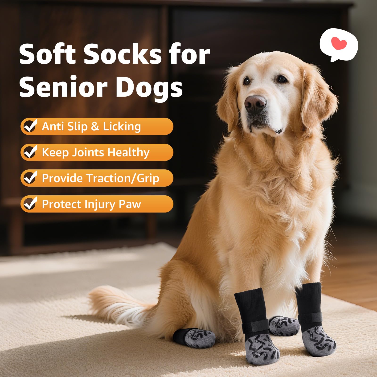 Roilpet calcetines protección de patas para interiores