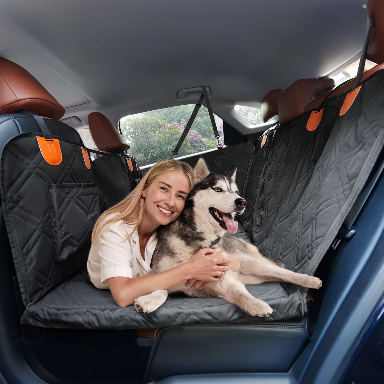 Roilpet extensor de asiento trasero transforma el coche en cama para perros