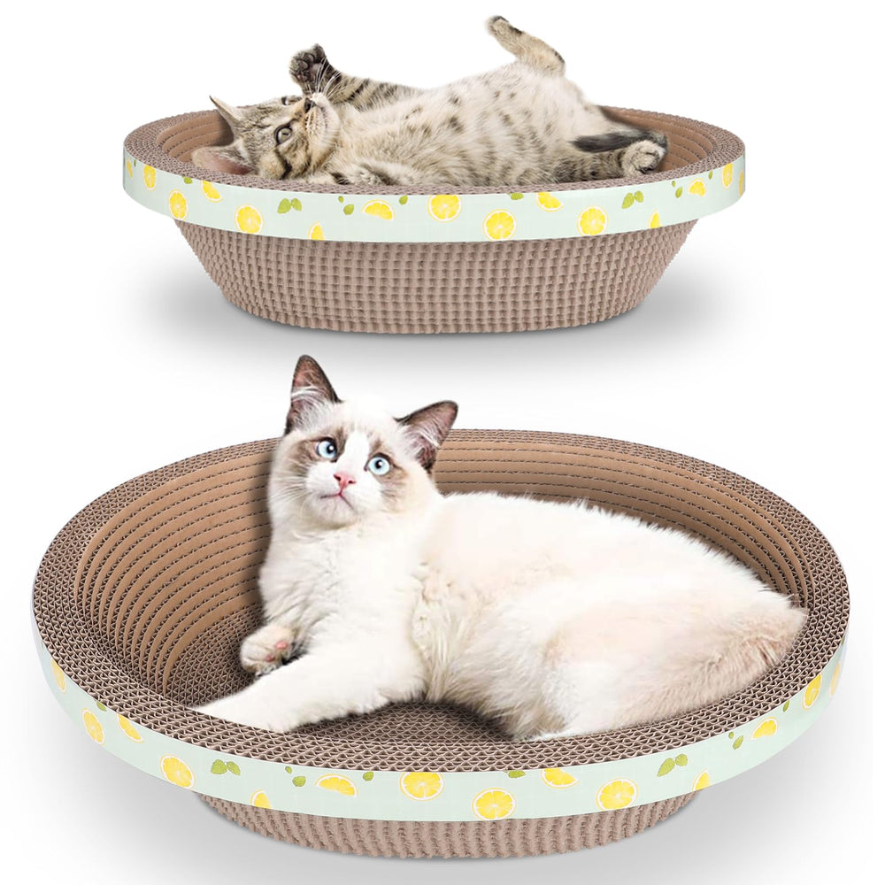ROMOHOM cama gato grande 19.5 pulgadas; descanso cómodo para felinos grandes.