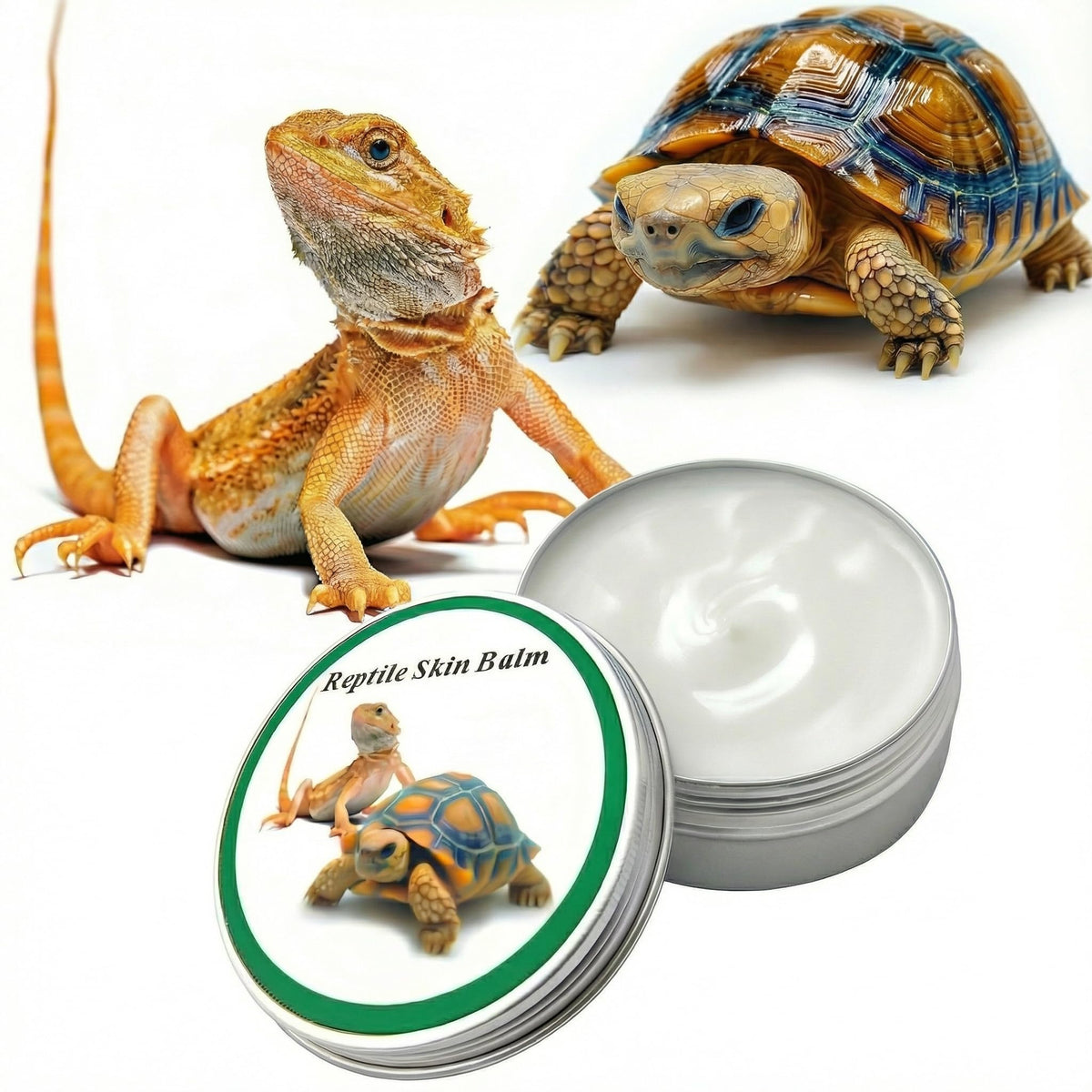 RONDURE Balsamo caparazón tortuga envase, hidratación suave para caparazones.