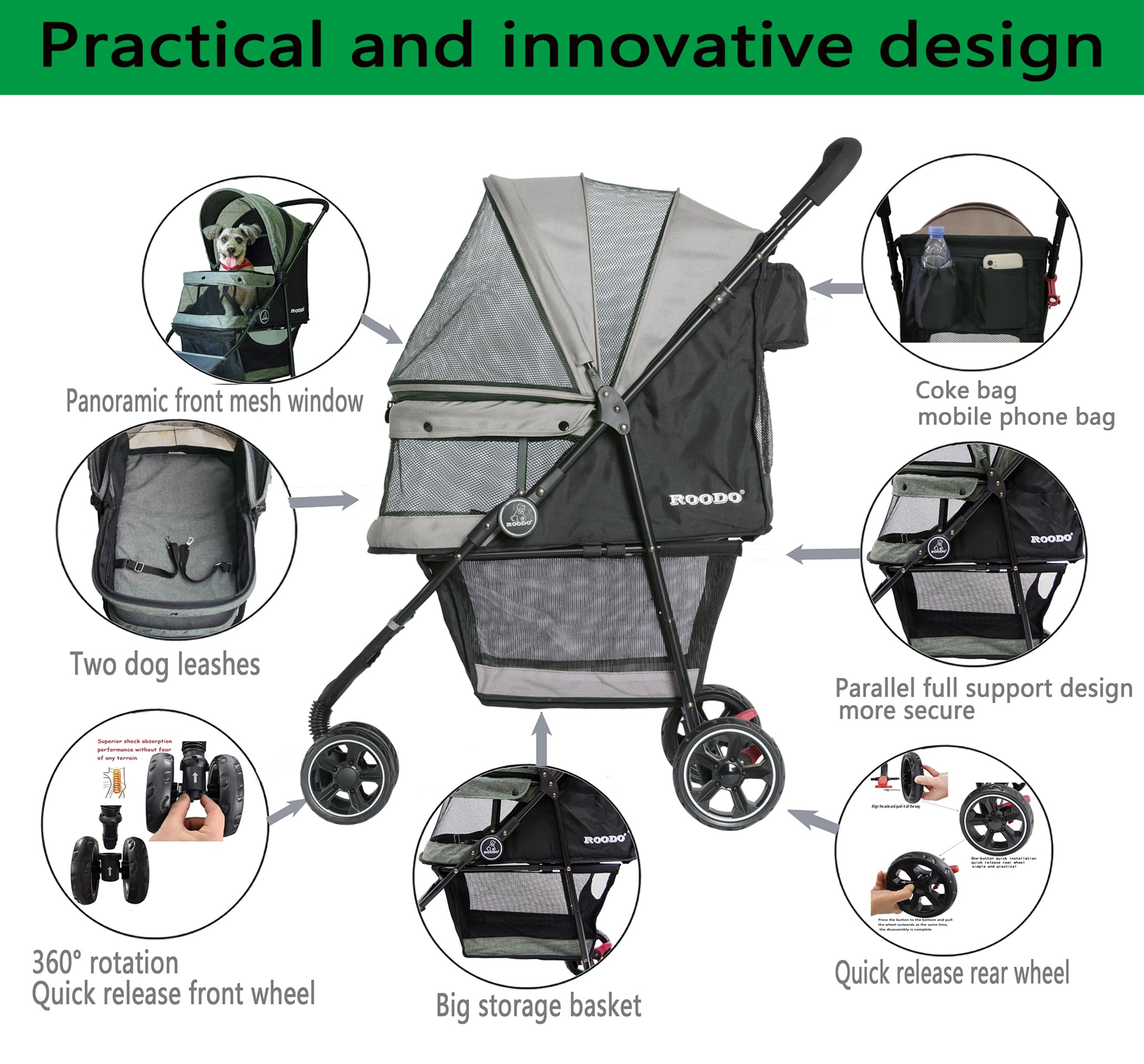 ROODO Escort: paquete compacto para almacenamiento y envío