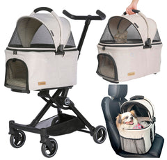 ROODO paseador-mascotas-3-en-1 ideal para paseos y viajes.