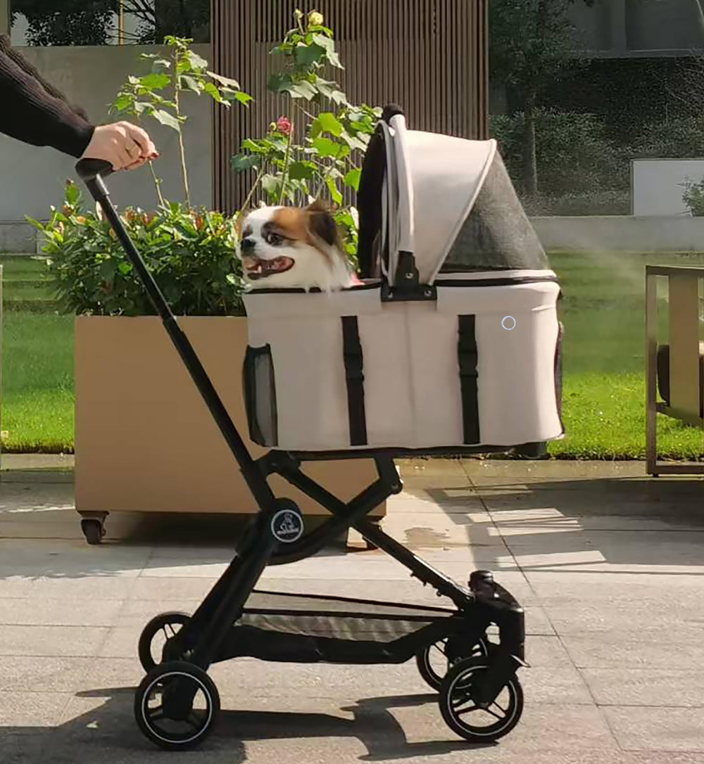 ROODO transportín-mascotas-desmontable facilita traslado cómodo de tu mascota.