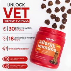 ROROCA masticables para perros, textura suave y fácil de dar.