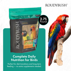 RoudyBush Alimento diario para aves: pellets trigo para crecimiento sano.