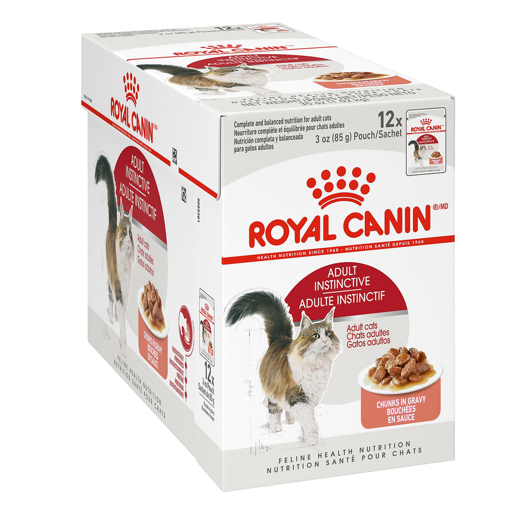 Royal Canin, trozos en salsa en bolsa, ideal para gatos adultos con control de peso.