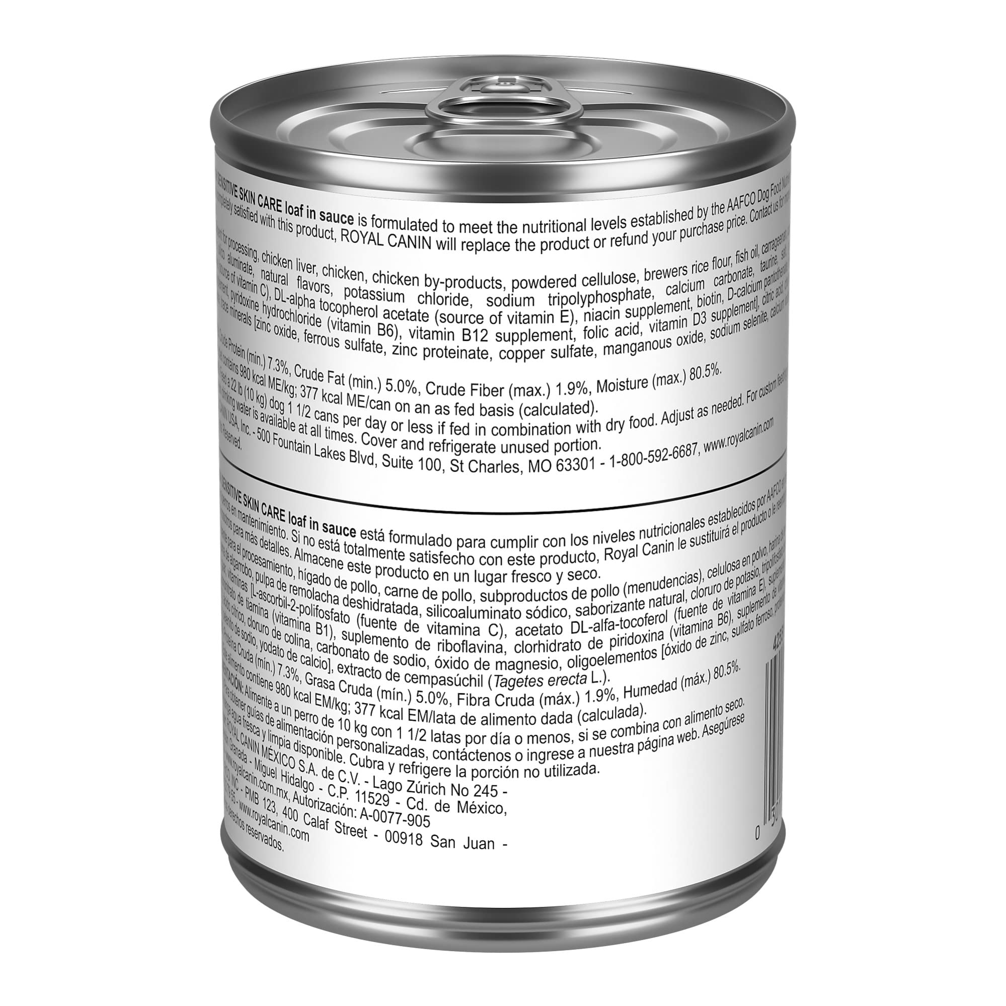 Royal Canin Beneficios de cuidado: apoyo posible para piel sensible.