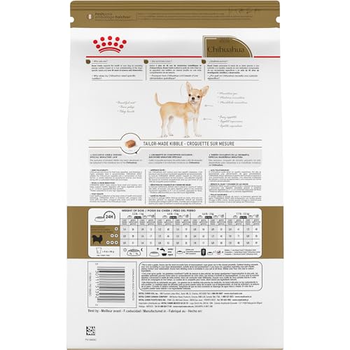 Royal Canin Chihuahua, kibble de tamaño especial para mordida pequeña, facilita la toma.