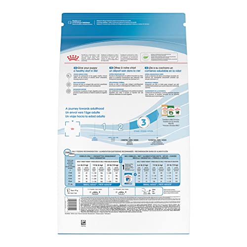 ROyAL CANIN croquetas crujientes para cachorros pequeños, fáciles de servir.