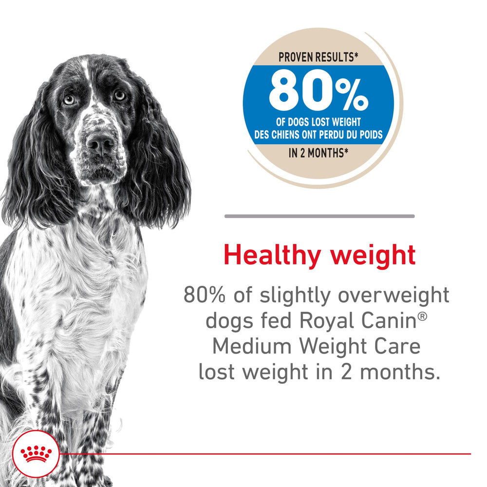 ROYAL CANIN Cuidado de Peso Medio, croquetas crujientes para saciedad
