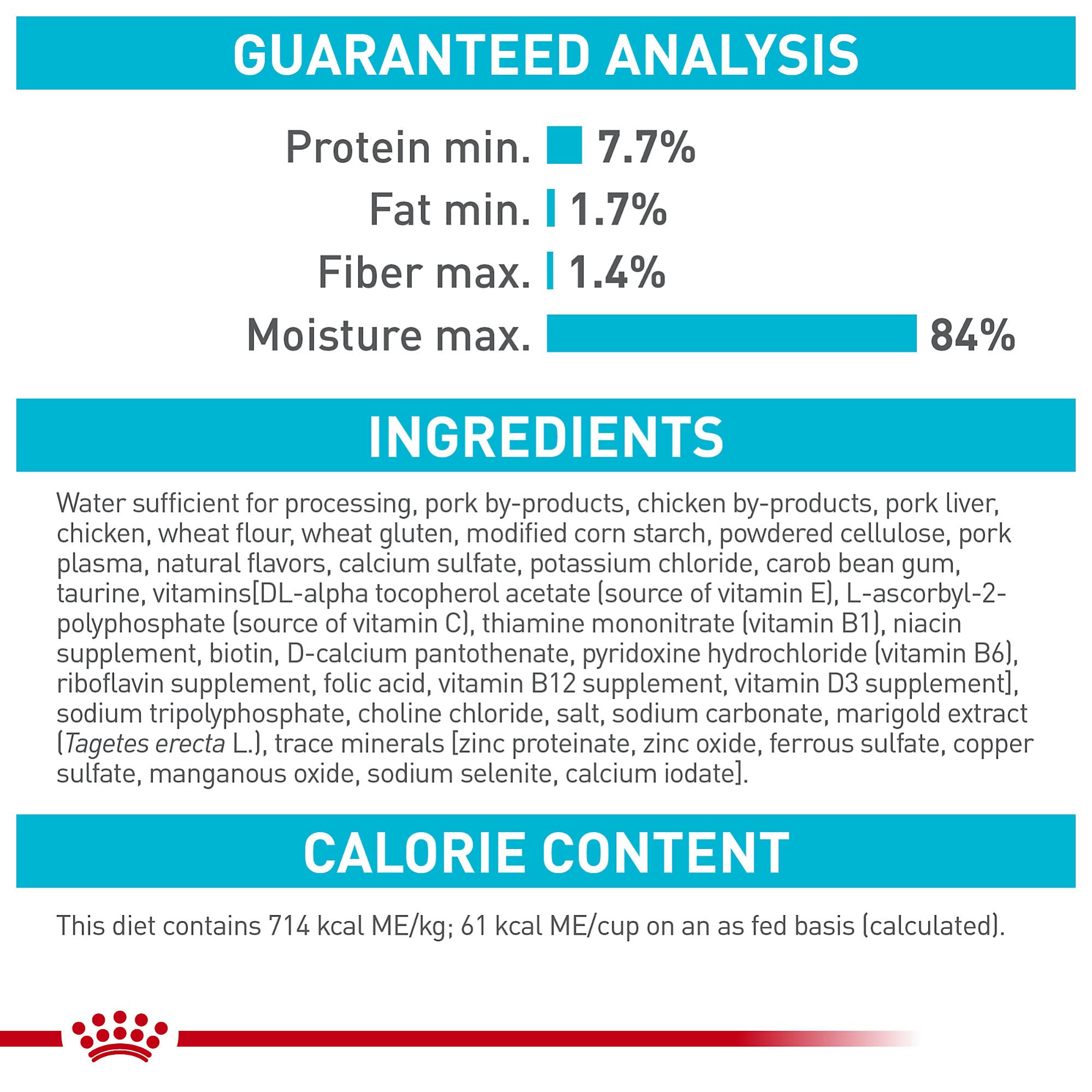 Royal Canin Feline Care Urinary Care hidratación estimulada: ayuda a mantener una buena ingesta de agua.