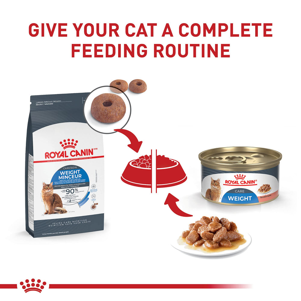 Royal Canin Feline Care Weight Care lata: empaque y presentación