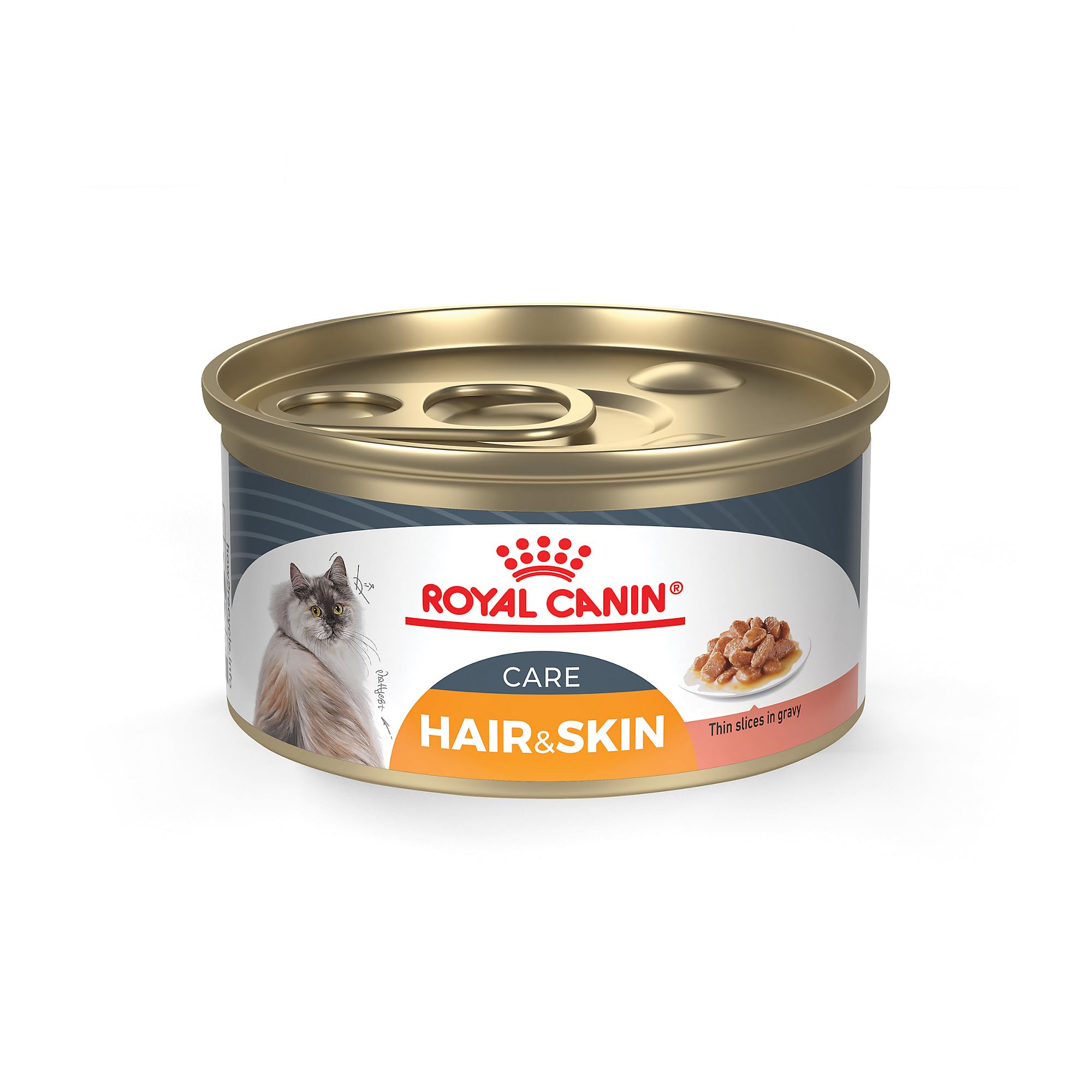Royal Canin Gato con pelo brillante gracias a la lata 3 oz