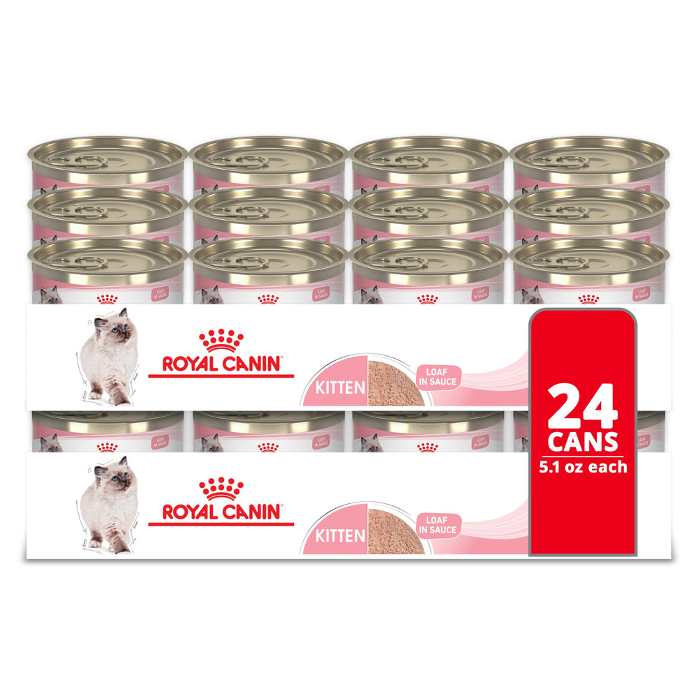 Royal Canin para gatitos en salsa, envase lata.