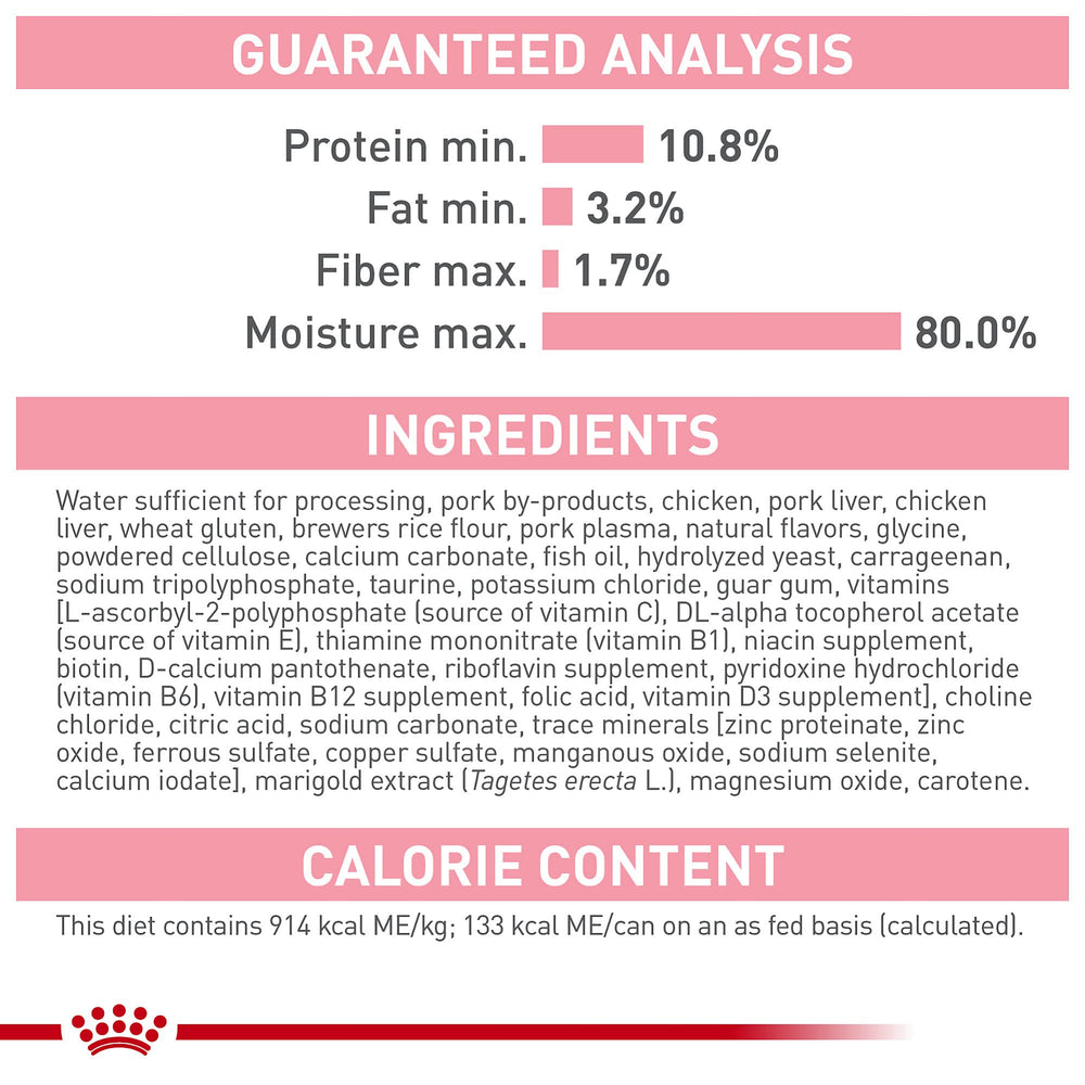 Royal Canin para gatitos en salsa, fibra y prebióticos.