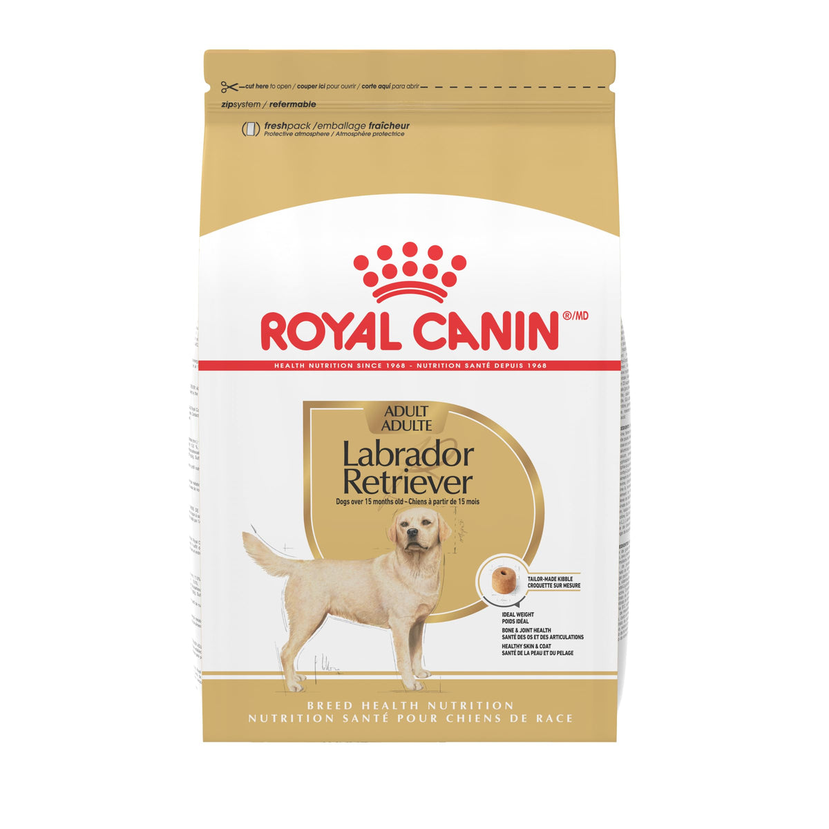 Royal Canin Labrador Adulto envase de 7,7 kg para alimentación diaria