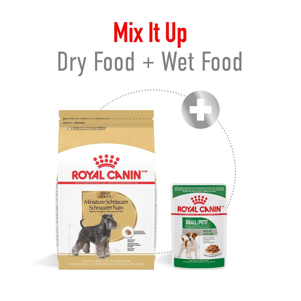 Nutrientes específicos para piel y pelaje en Royal Canin Schnauzer Miniatura.