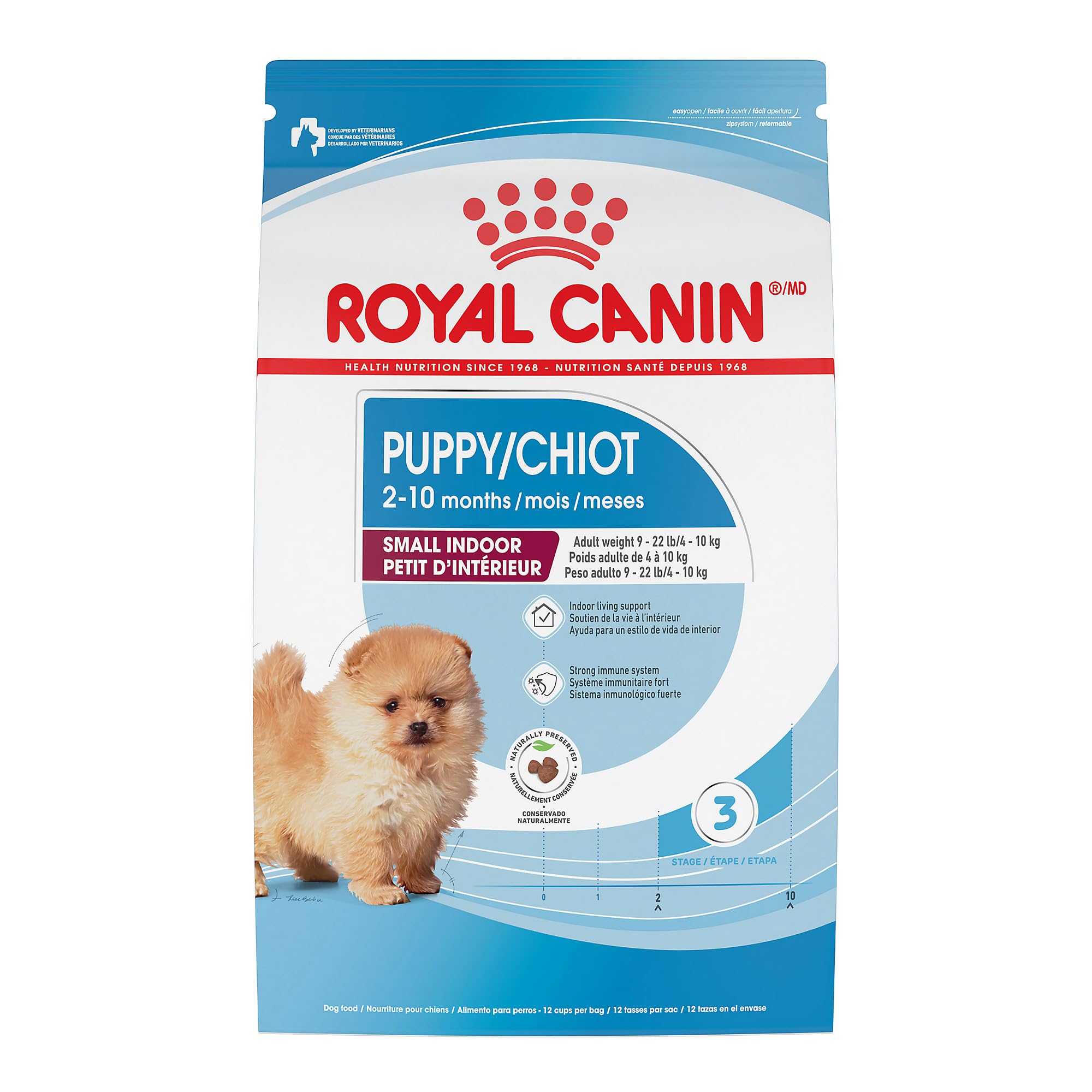 Royal Canin Size Indoor Puppy croquetas secas para cachorros pequeños, apoyo al crecimiento