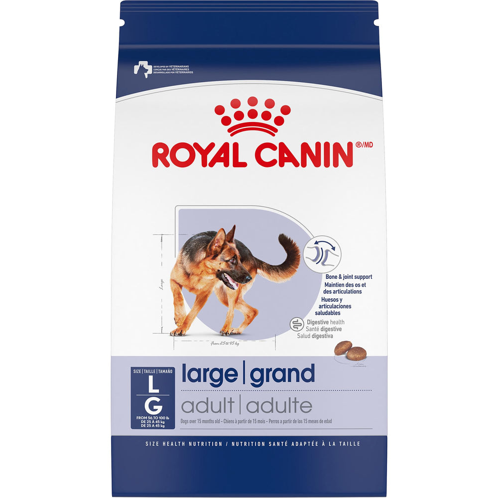 Royal Canin tamaño grande croquetas secas para dieta equilibrada.