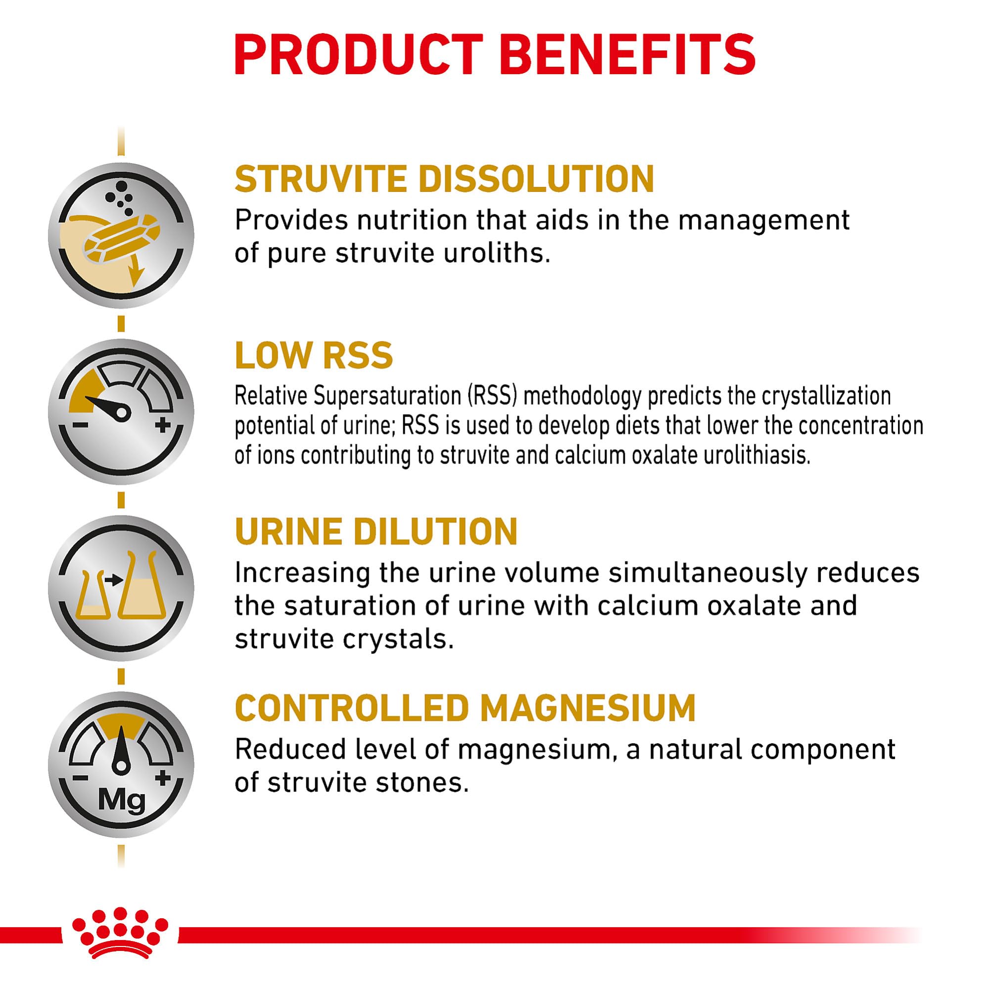 Royal Canin Urinary SO, envase 3oz con trozos en salsa para uso diario.