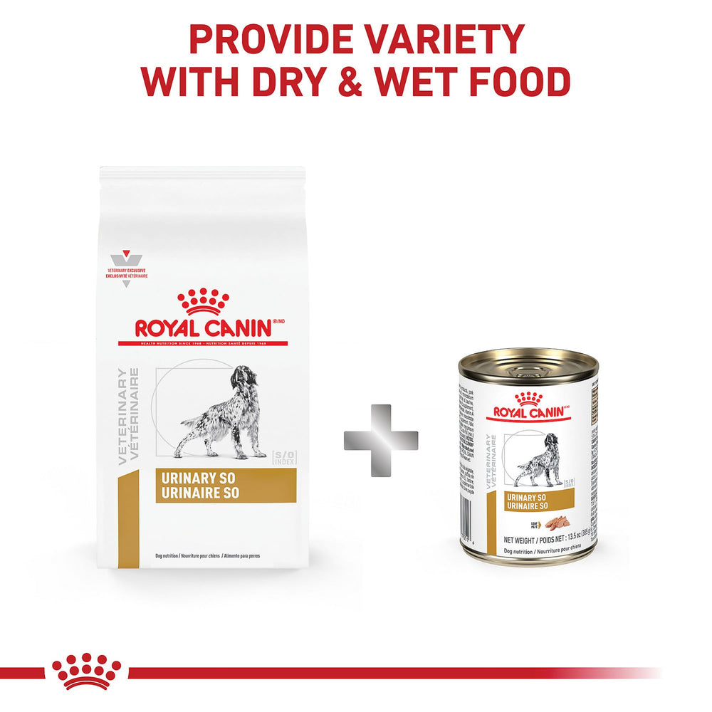 Royal Canin Urinary SO etiqueta nutricional en paquete