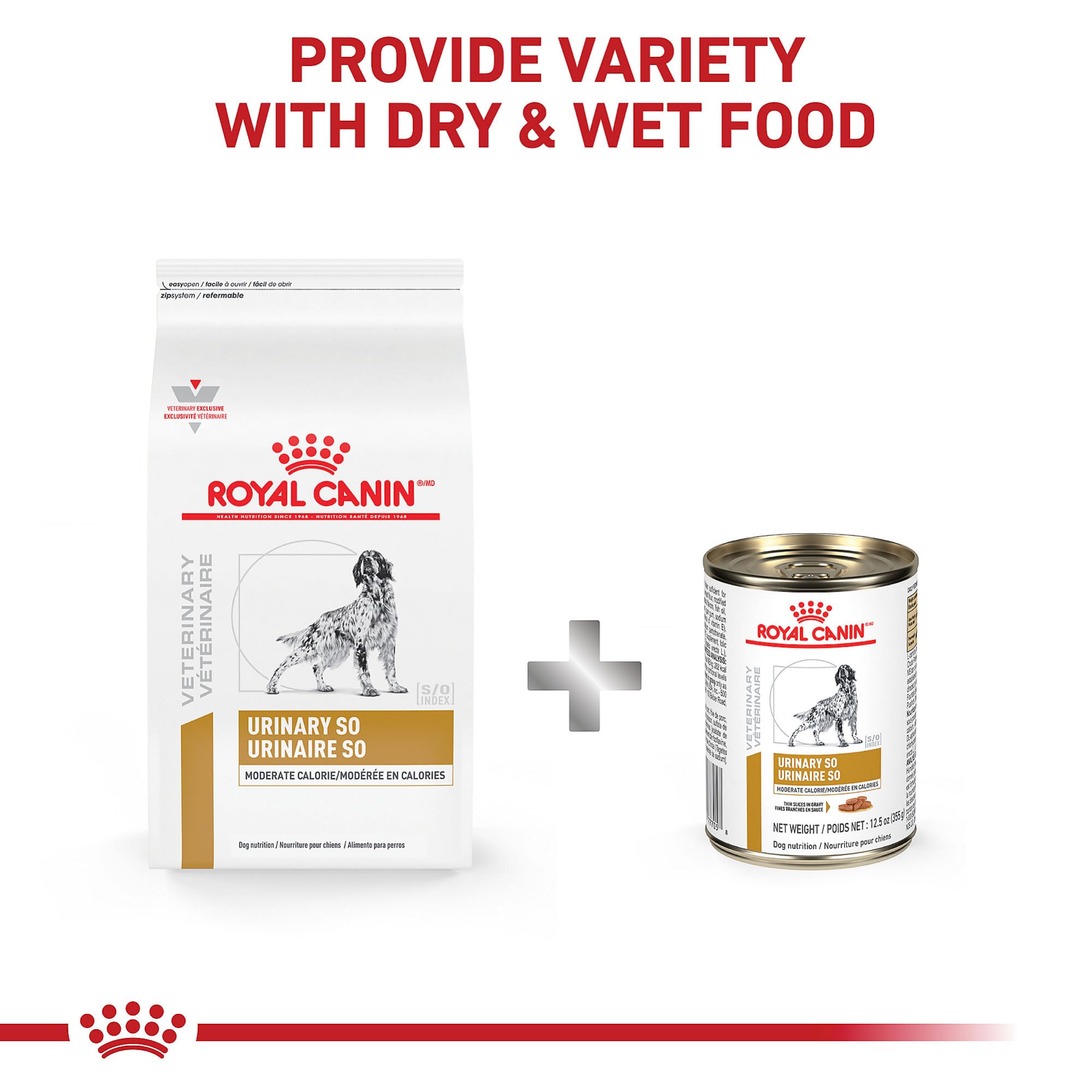 Royal Canin Urinary SO Mod Cal, dieta veterinaria seca para perros adultos.