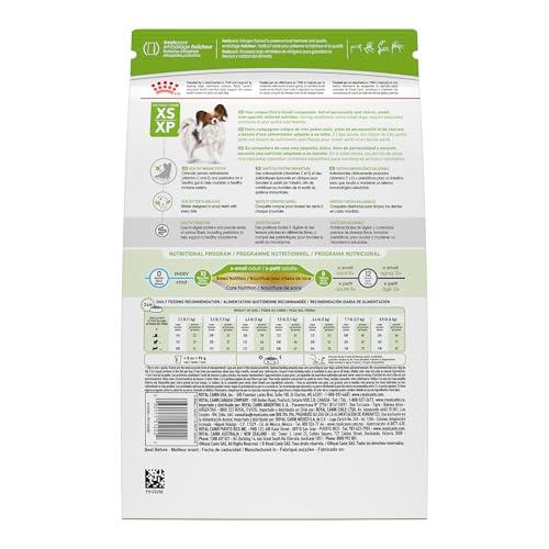 Royal Canin Size X-Small croquetas cercanas, granulado suave para masticar.