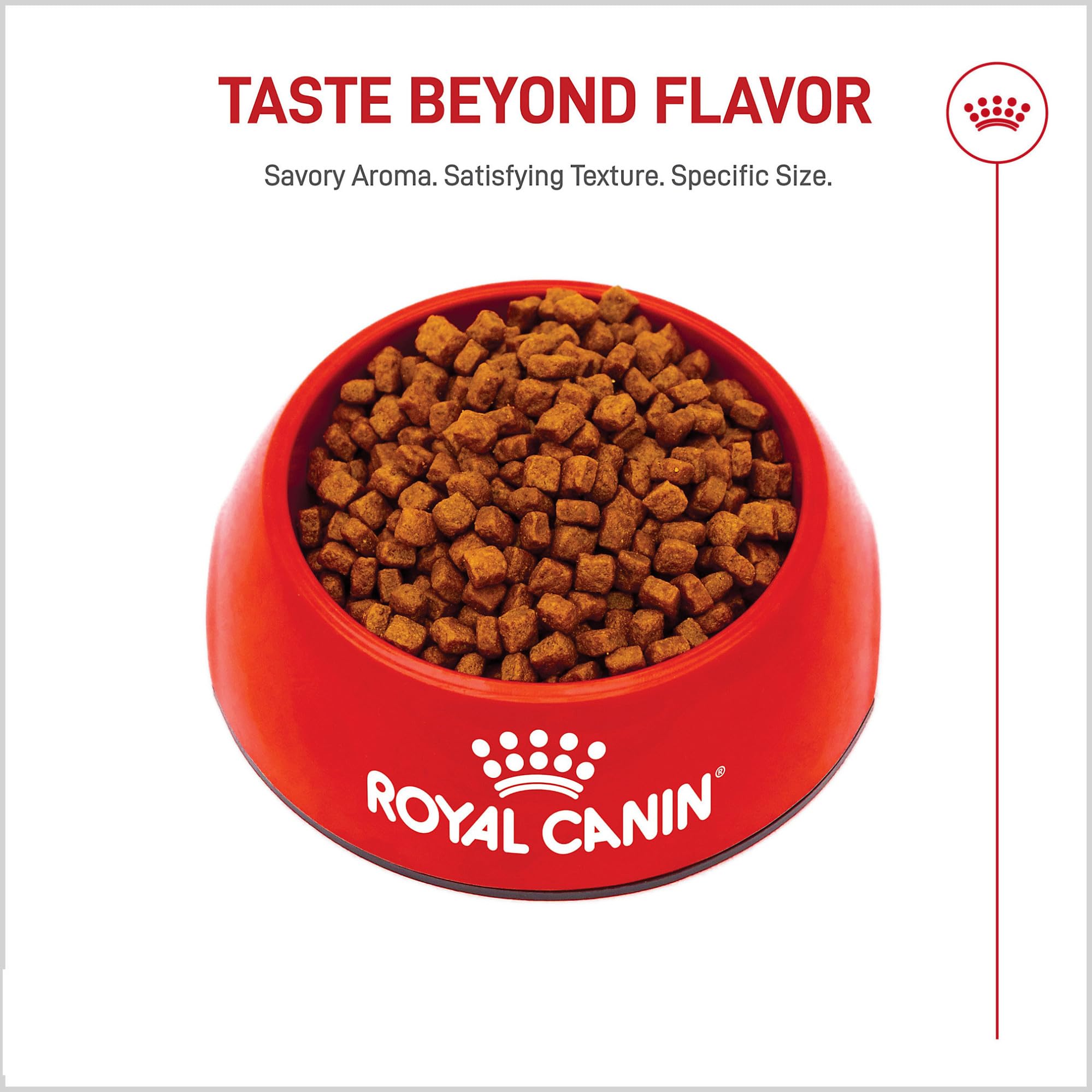 Royal Canin Yorkshire Terrier Puppy, tamaño de croqueta adaptado: mordida cómoda para cachorros.
