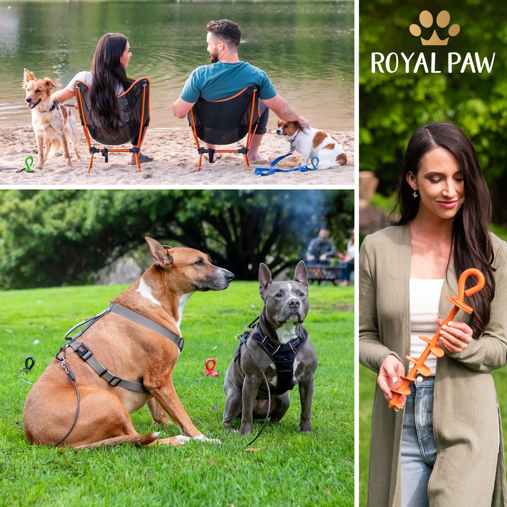 ROYAL PAW uso exterior para camping garantiza libertad al pasear al perro.