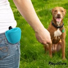 RoyalCare bolsita-portatil-perro-paseo-clip-cintura, comodidad durante caminatas.
