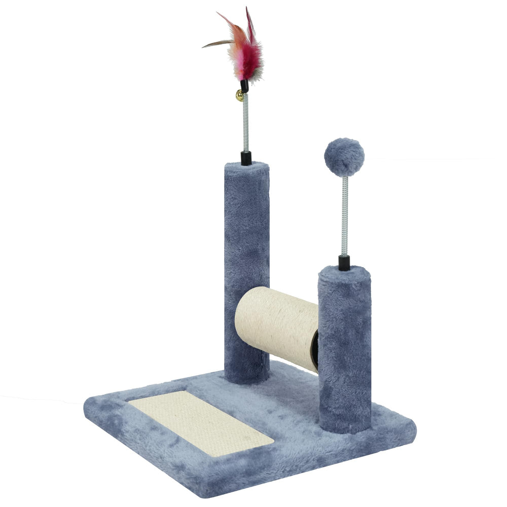 Roypet juguetes interactivos: pompones y plumas reemplazables para estimulación continua.