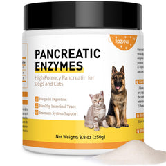 ROZJOVU frasco de enzimas pancreáticas para perros mejora la digestión.