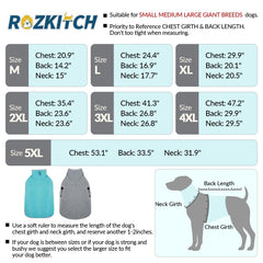 ROZKITCH capa interior felpa para perro, abrigo suave y cálido.