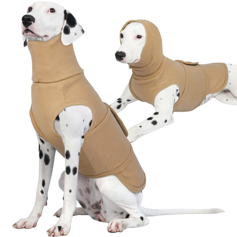 ROZKITCH chaleco para perros con capucha, calma durante fuegos artificiales