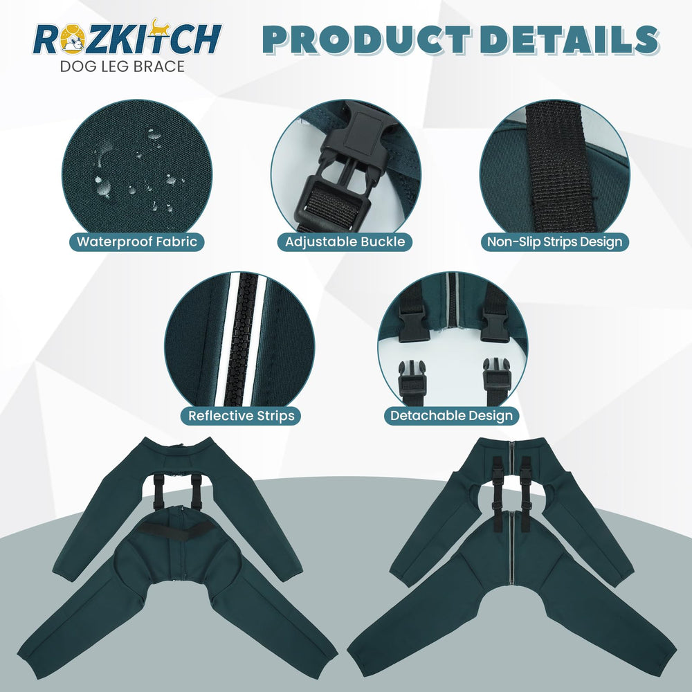 ROZKITCH material reflectivo: seguridad nocturna para paseos y entrenamiento.
