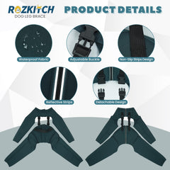 ROZKITCH material reflectivo: seguridad nocturna para paseos y entrenamiento.