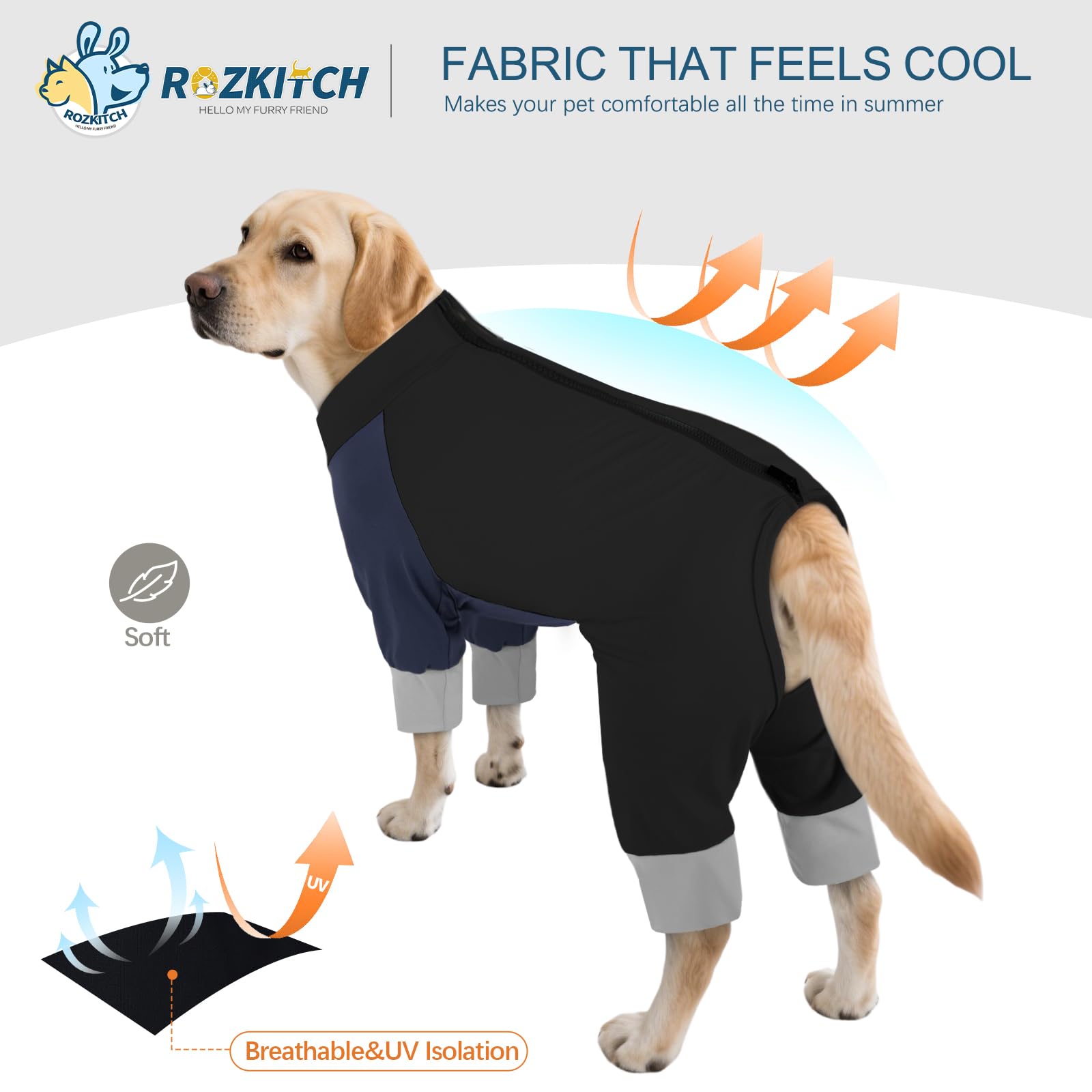 Rasguard ROZKITCH de secado rápido, ideal para juego y baño al aire libre.