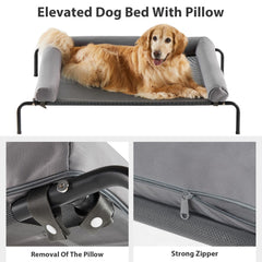 Cama RRPETHOME con pies antideslizantes, ideal para pisos resbaladizos.