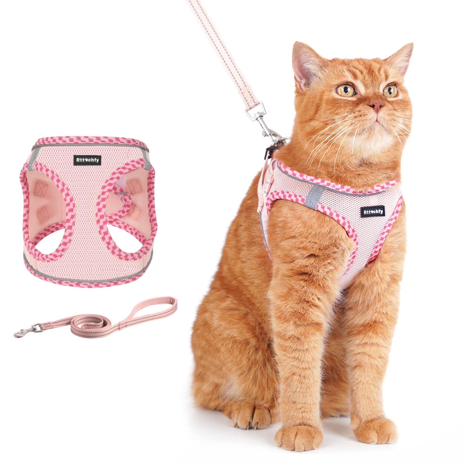 Arnés Rttochfy anti-escape para gatos, paseos seguros.