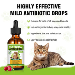RUAKPL antibiótico natural para gatos, sabor a pollo facilita la aceptación.