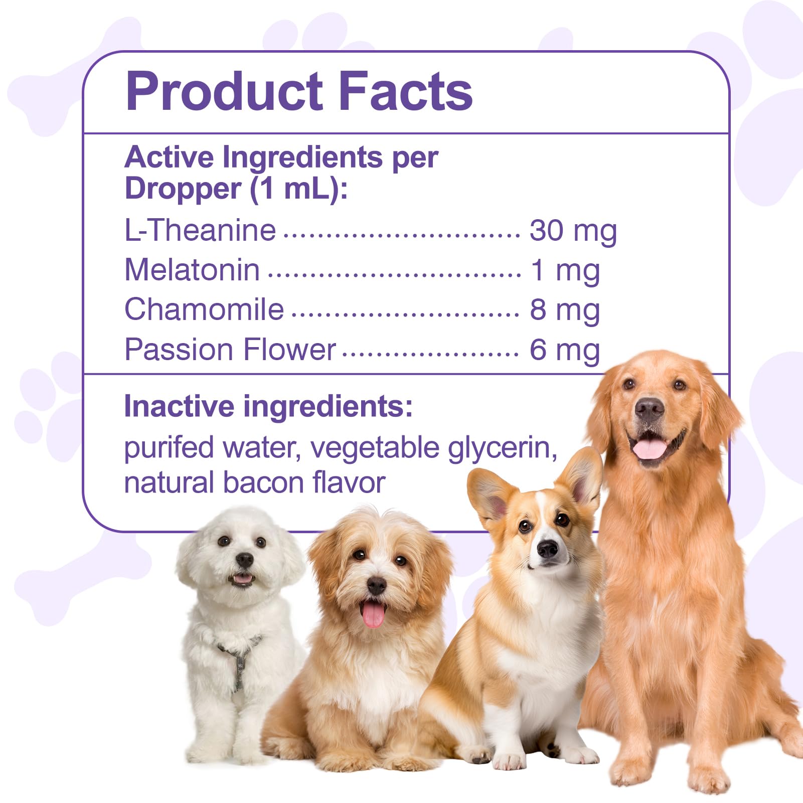 RUAKPL Melatonina para perros: ayuda al descanso nocturno con sabor agradable.