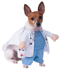 Disfraz Rubies para mascotas, veterinario caminante talla XL, perfecto para sesiones de fotos