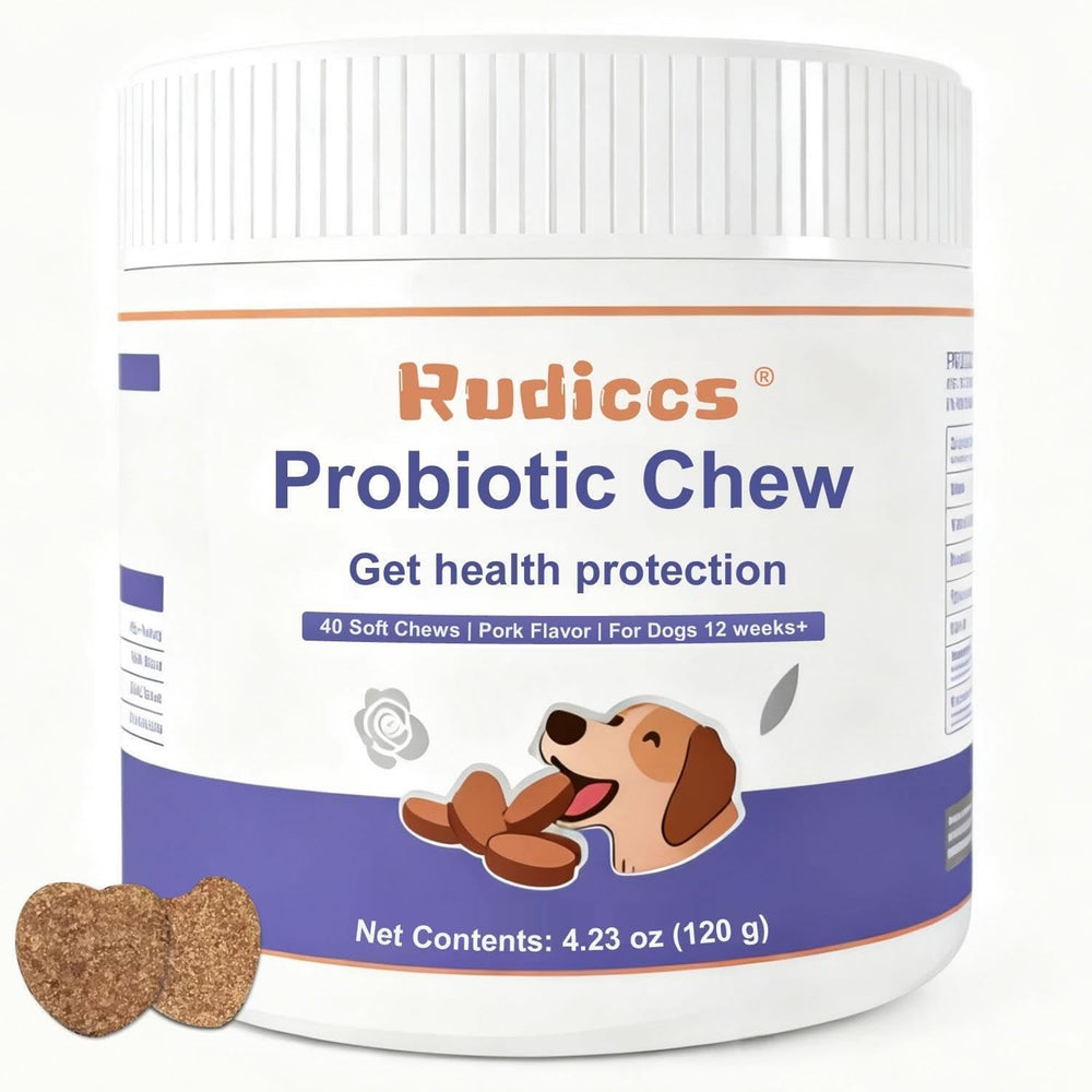 Rudiccs probiótico para perros en botella, apoyo general a la salud digestiva