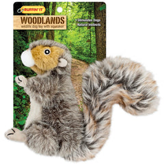 Ruffin' It Ardilla de peluche Woodlands, ideal para juego y abrazo suave.